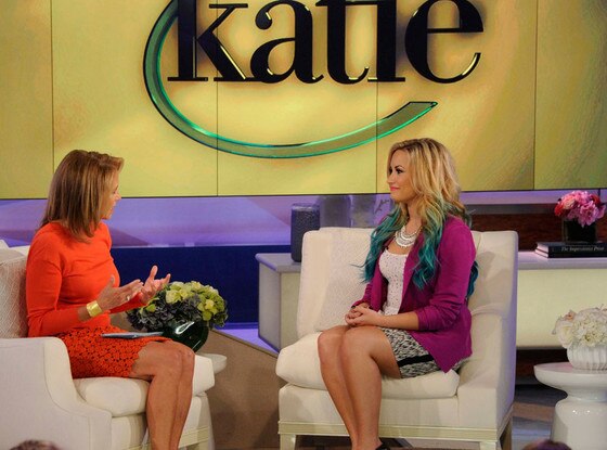 Katie Couric, Demi Lovato