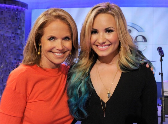 Katie Couric, Demi Lovato Katie Couric, Demi Lovato