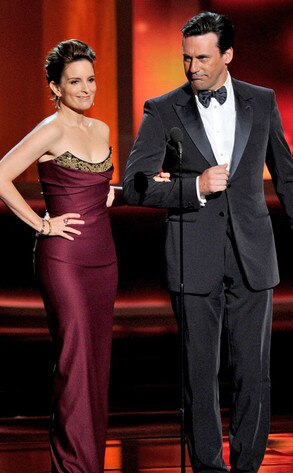 Emmy Awards, Tina Fey and Jon Hamm