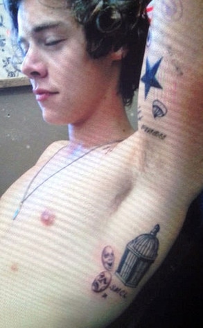 Harry Styles, Tattoo, Twit Pic