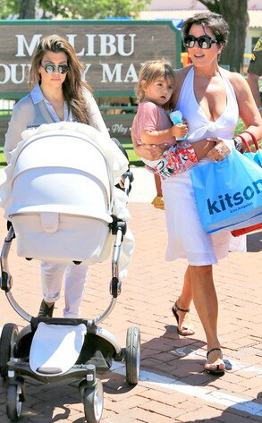 Kourtney Kardashian, Kris Jenner, Mason, Penelope