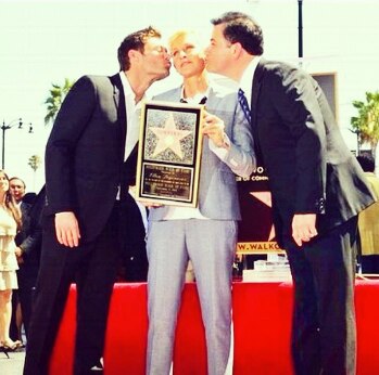 Ryan Seacrest, Ellen DeGeneres, Jimmy Kimmel