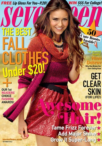 Nina Dobrev, Seventeen Magazine Cover