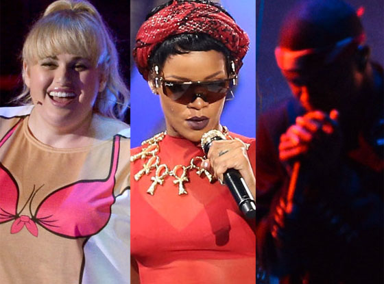 Rebel Wilson, Rihanna, Frank Ocean, MTV Video Music Awards 2012