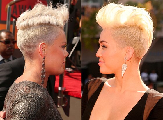 Pink, Miley Cyrus