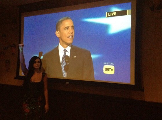 Katy Perry and Obama