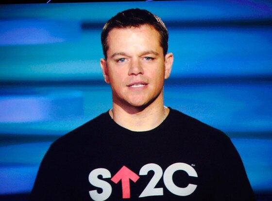 Matt Damon, Stand Up to Cancer