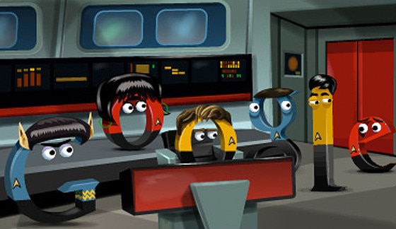 Star Trek Google Doodle Star Trek Google Doodle