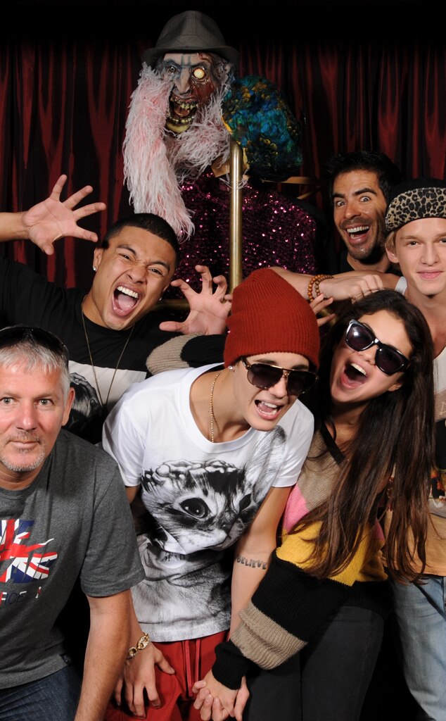 Justin Bieber, Selena Gomez, Eli Roth