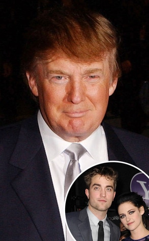 Donald Trump, Robert Pattinson, Kristen Stewart
