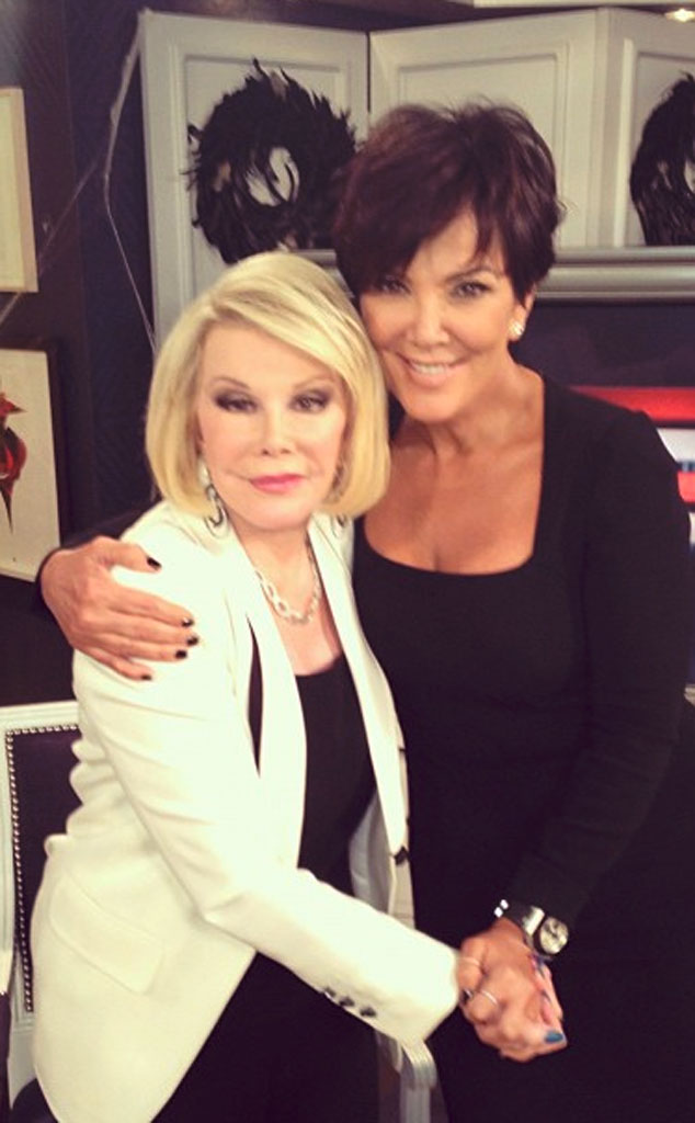 Kris Jenner, Joan Rivers, Twit Pic Kris Jenner, Joan Rivers, Twit Pic