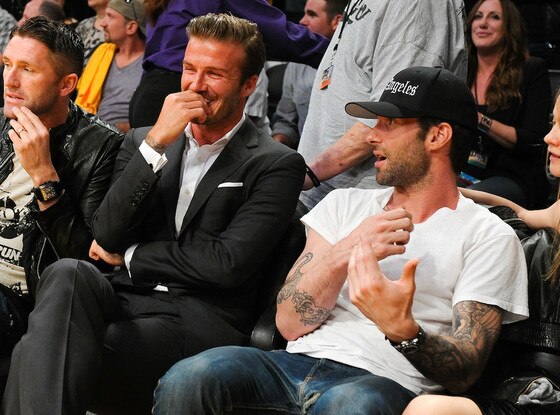 David Beckham, Adam Levine