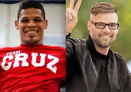 Ricky Martin and Orlando Cruz