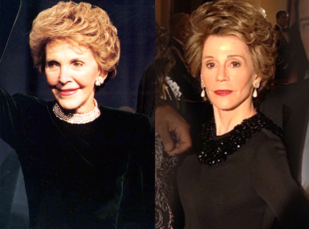 Jane Fonda as Nancy Reagan Jane Fonda as Nancy Reagan