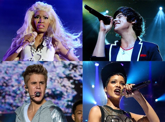 AMA Nominees, Nicki Minaj, Rihanna, Justin Bieber, One Direction AMA Nominees, Nicki Minaj, Rihanna, Justin Bieber, One Direction