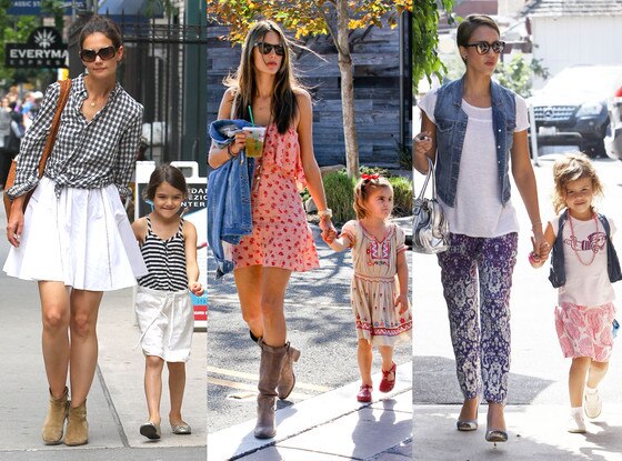 Alessandra Ambrosio, Anja, Katie Holmes, Suri Cruise, Honor, Jessica Alba Alessandra Ambrosio, Anja, Katie Holmes, Suri Cruise, Honor, Jessica Alba