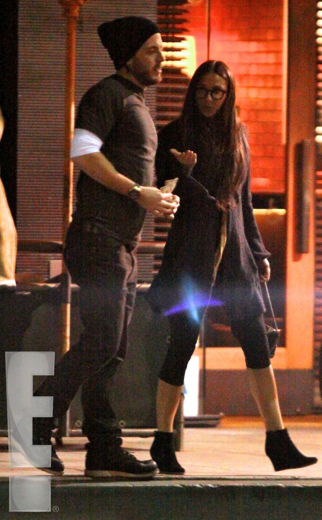 Demi Moore, Harry Morton exclusive