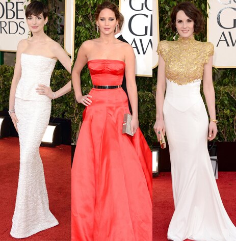 Anne Hathaway, Jennifer Lawrence, Michelle Dockery