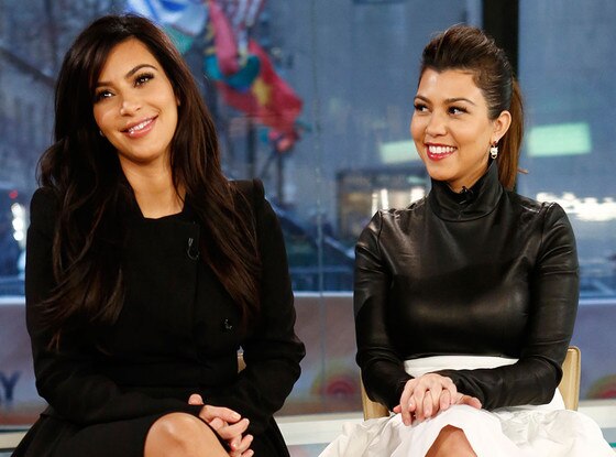 Kim Kardashian, Kourtney Kardashian, Today Show