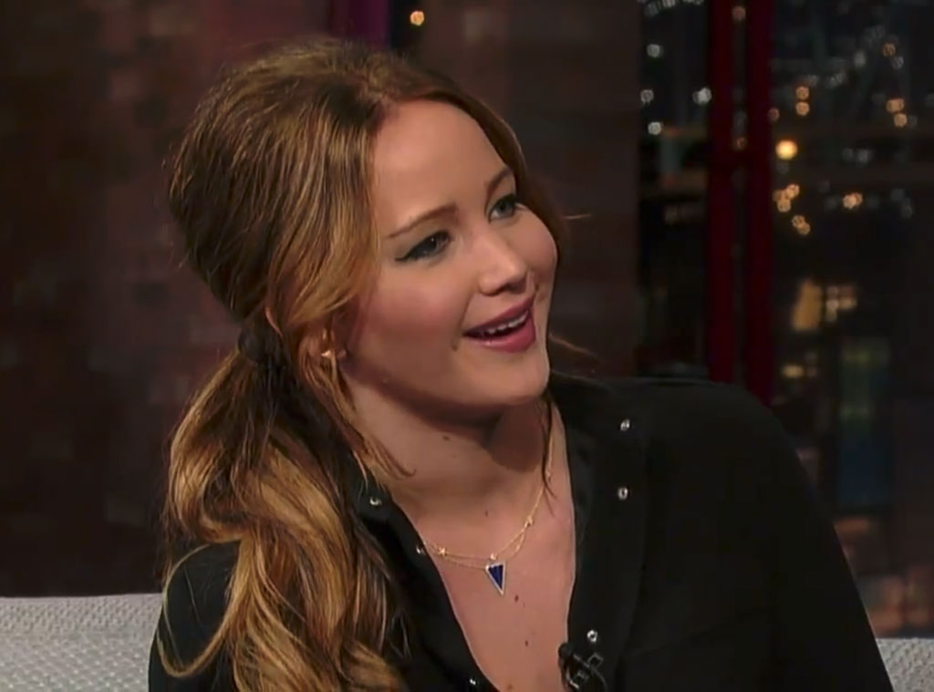 Jennifer Lawrence, David Letterman Show
