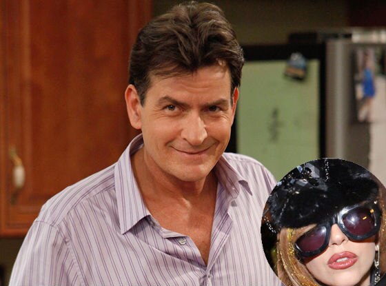 Lady Gaga e Charlie Sheen