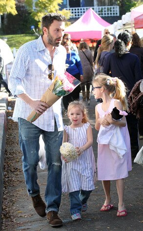 Ben Affleck, Seraphina Affleck, Violet Affleck