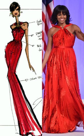Michelle Obama, Jason Wu Sketch