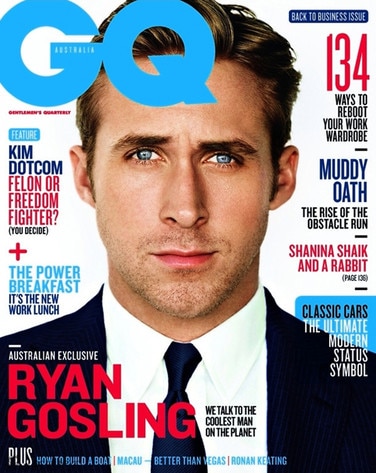 Ryan Gosling, GQ Australia