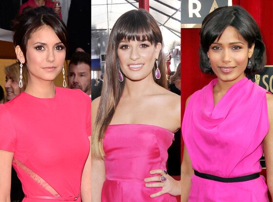 Nina Dobrev, Lea Michele, Freida Pinto
