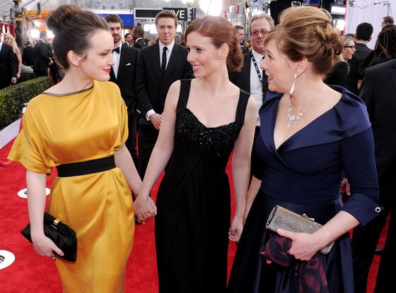 Sophie McShera, Amy Nuttall, Phyllis Logan, SAG Candids