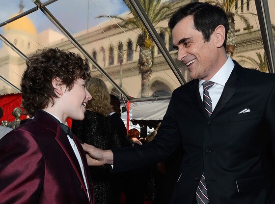Nolan Gould, Ty Burrell, SAG Candids