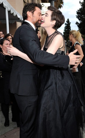 Hugh Jackman, Anne Hathaway, SAG Candids