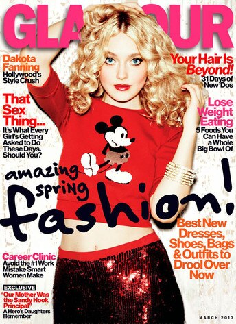Dakota Fanning, Glamour Magazine