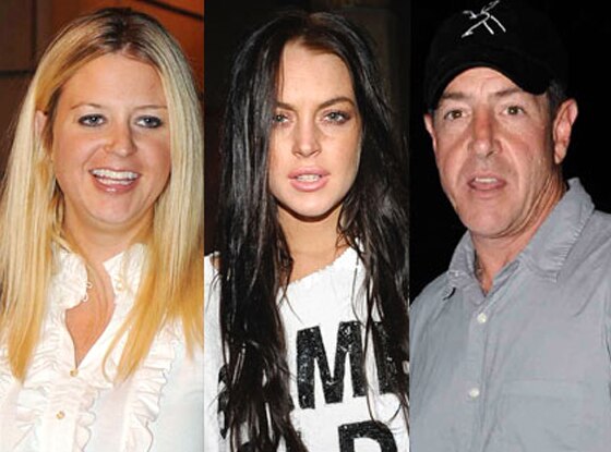 Kate Major, Lindsay Lohan, Michael Lohan