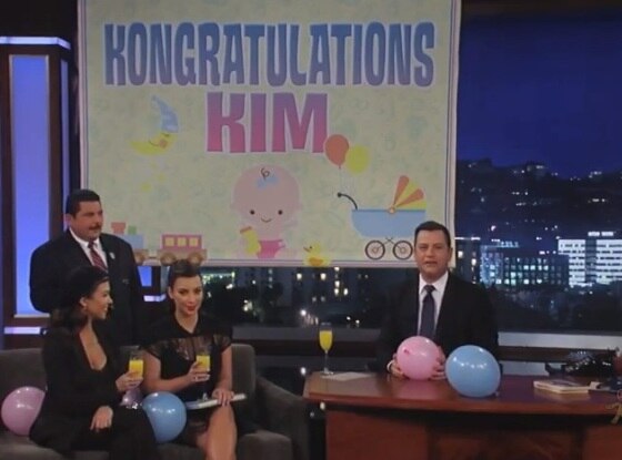 Kim Kardashian, Kourtney Kardashian, Jimmy Kimmel