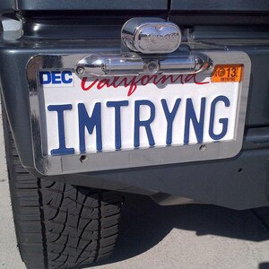 Mark Heller, Hummer, License Plate
