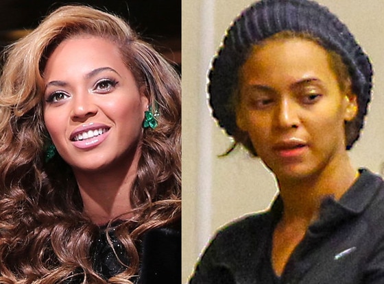 Beyoncé sem maquiagem