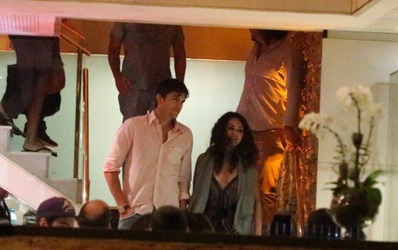 Mila Kunis, Ashton Kutcher, Luciano Huck