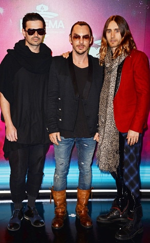 Tomo Milicevic, Shannon Leto & Jared Leto Tomo Milicevic, Shannon Leto & Jared Leto