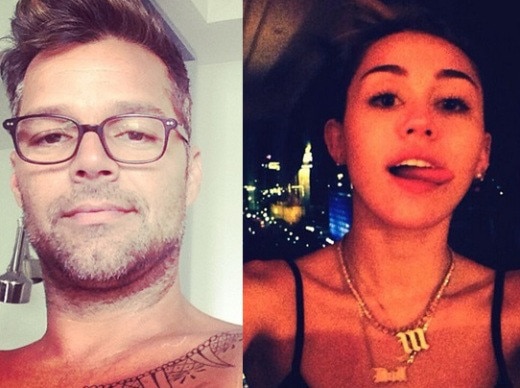 Ricky Martin, Miley Cyrus Ricky Martin, Miley Cyrus