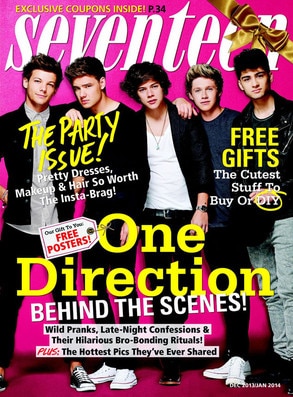 Seventeen Magazine, One Direction