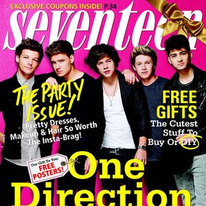 Seventeen Magazine, One Direction Seventeen Magazine, One Direction