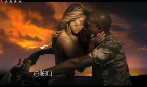 Kim Kardashian topless Kanye West videclipe Bound 2 Kim Kardashian topless Kanye West videclipe Bound 2