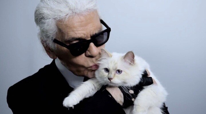 Karl Lagerfeld e Choupette Karl Lagerfeld e Choupette
