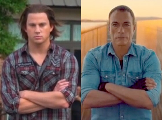 Channing Tatum, Jean Claude Van Damme, Splits Channing Tatum, Jean Claude Van Damme, Splits