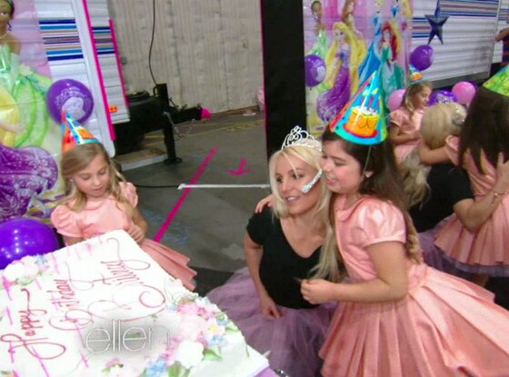 Britney Spears, Birthday, Ellen Show, Sophia Grace, Cake Britney Spears, Birthday, Ellen Show, Sophia Grace, Cake