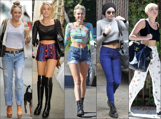 O estilo de Miley Cyrus O estilo de Miley Cyrus