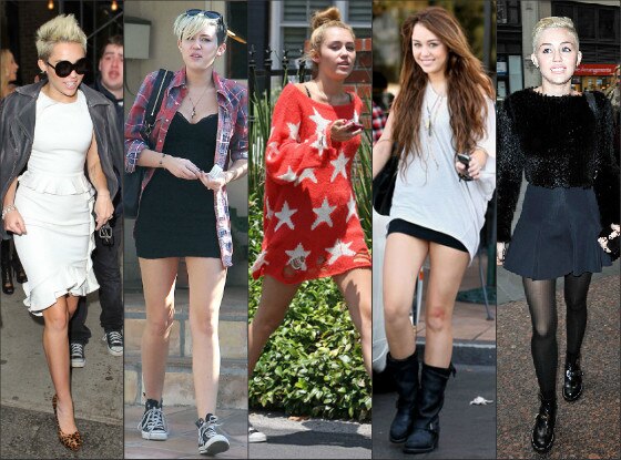 O estilo de Miley Cyrus O estilo de Miley Cyrus