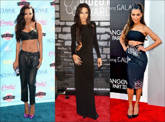 O estilo de Naya Rivera no Red Carpet O estilo de Naya Rivera no Red Carpet