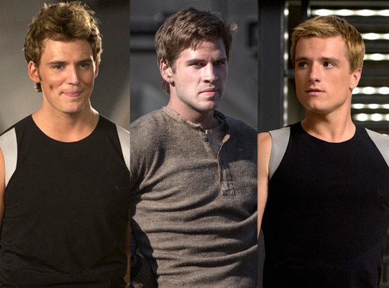 Liam Hemsworth, Josh Hutcherson, Sam Claflin, Hunger Games: Catching Fire Liam Hemsworth, Josh Hutcherson, Sam Claflin, Hunger Games: Catching Fire